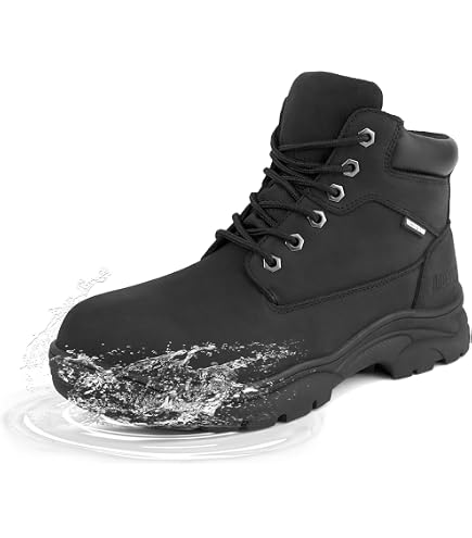 Kingshow Men\'s 8.5 Leather Thermolite Waterproof Construction Workwear Boots KINGSHOW Men main image 2