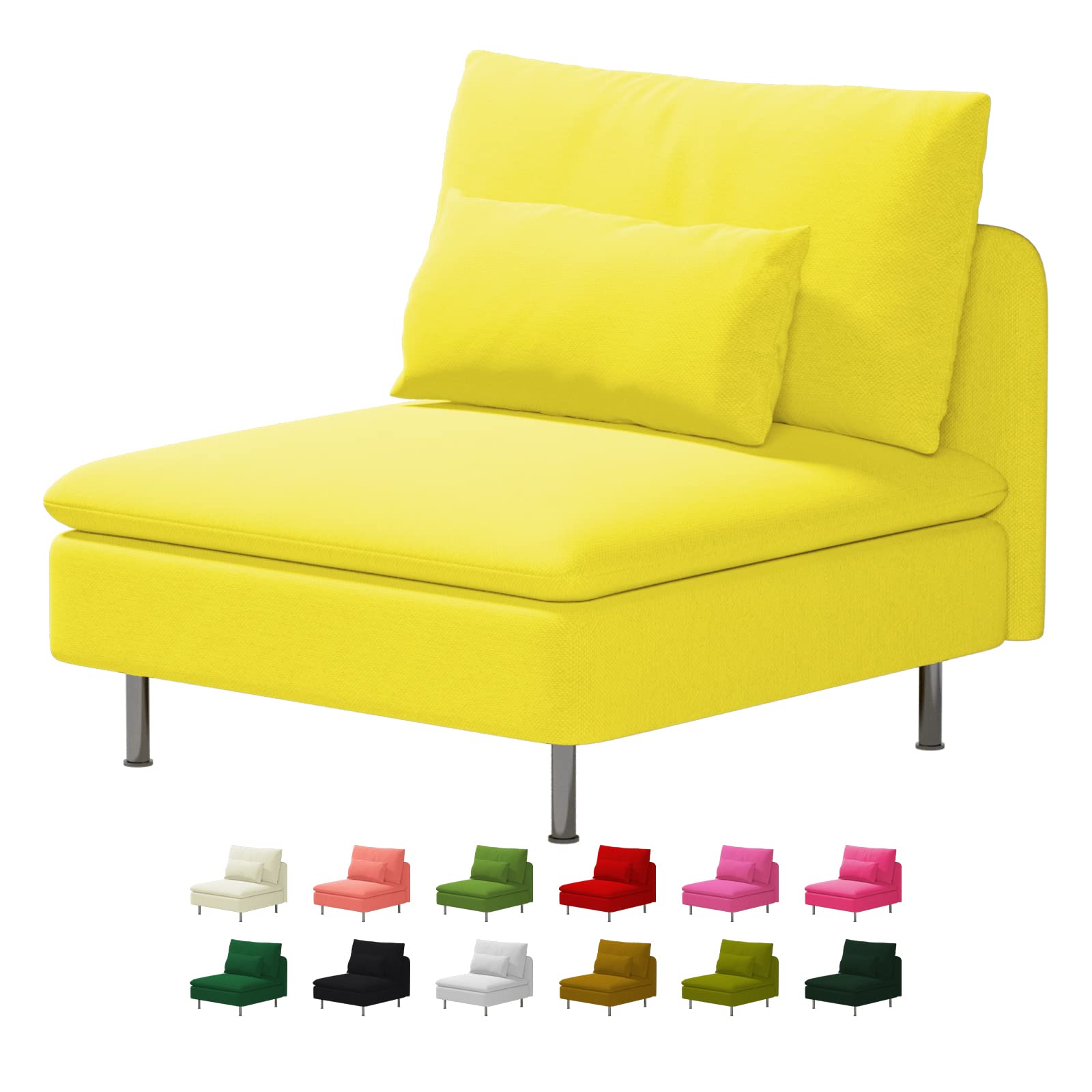 Custom Made Soderhamn 1 Seater Sofa Velvet