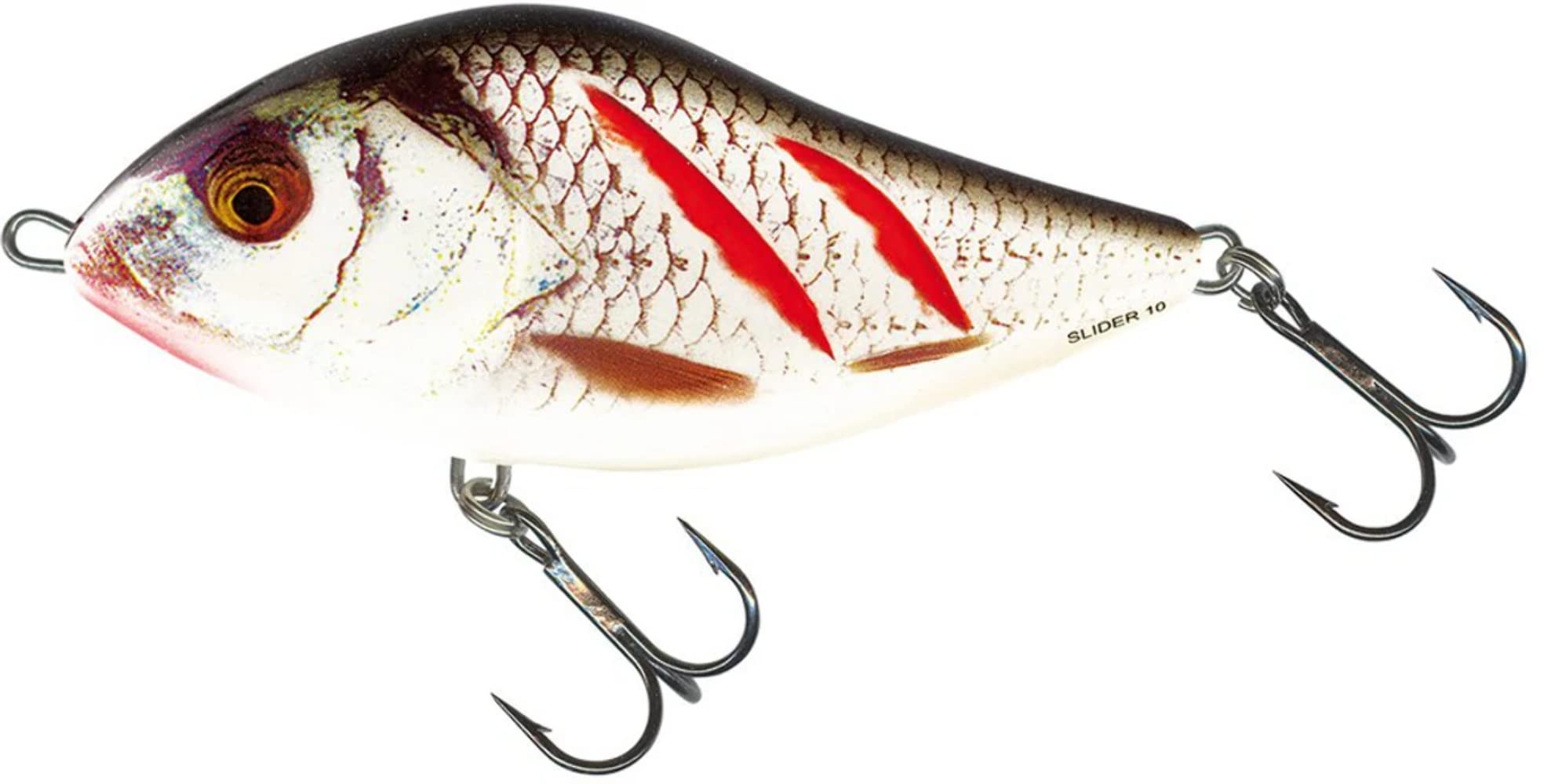 Salmo Slider Floating Wounded Real Grey Shiner 10cm Lure — image 1