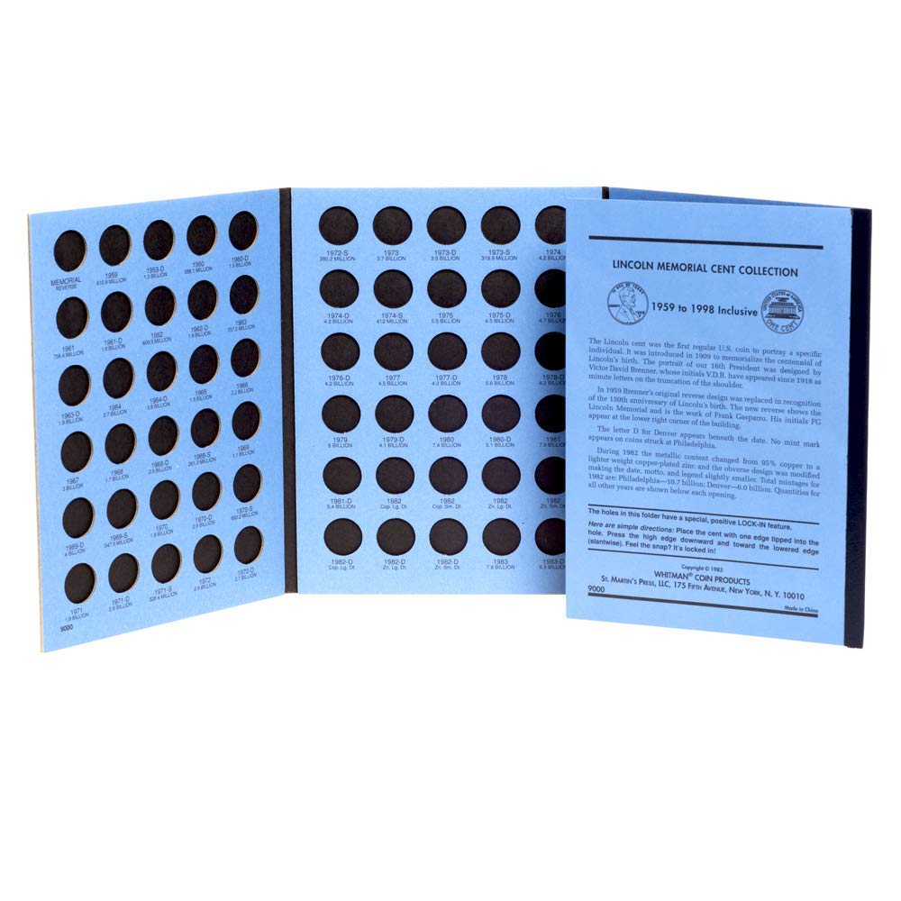 Whitman US Lincoln Cent Coin Folder Volume 4 Starting 2014 4004 Coin Collecting Hobbies