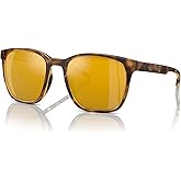 Native Unisex Sunglasses Smokey Quartz Frame, Silver Reflex Polarized Lenses, 54MM