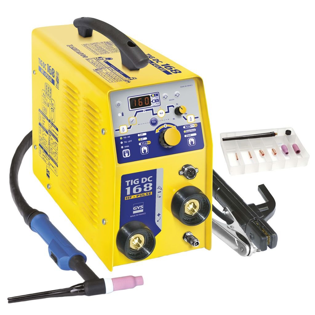 GYS TIG 168 DC HF 168A TIG Welder Yellow Amazon.co.uk DIY & Tools