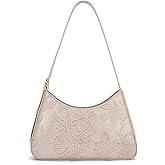 VIMUTI Shoulder Bag for Women Vegan Leather Crescent Hobo Bag Clutch Underarm Purse Top-Handle Handbag Embossed Design | Adjustable Strap, Breathable Material, Gift for Women, Lightweight Purse