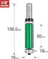 Trend CraftPro Guided Profiler Router Cutter Bit 1/2 Inch Shank 19.1mm Dia view 2