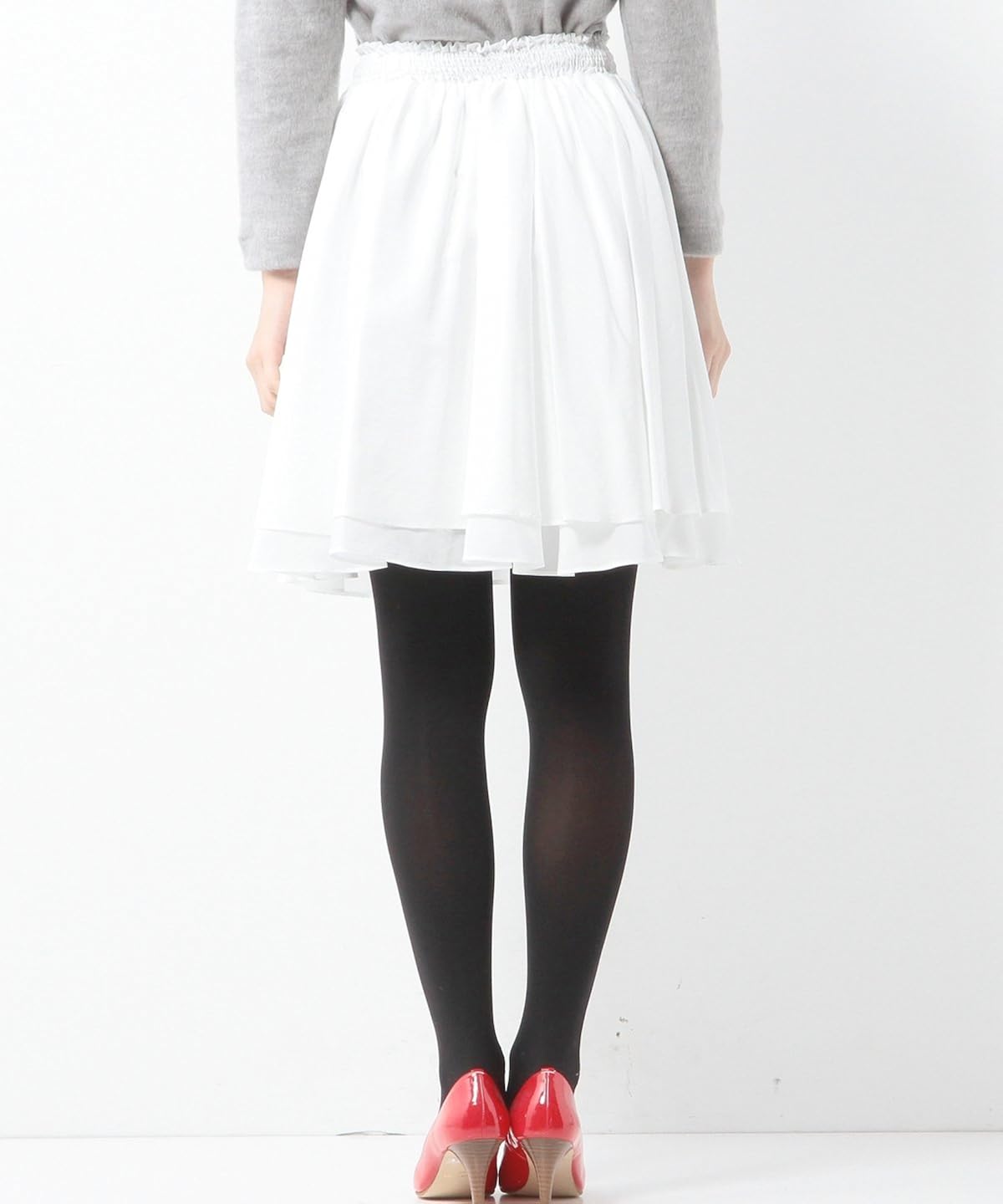 Amazon ジュエルチェンジズ Jewel Changes Joc Tac C Trd Wゴム Sk 662429908080100 White 01 フリー スカート 通販