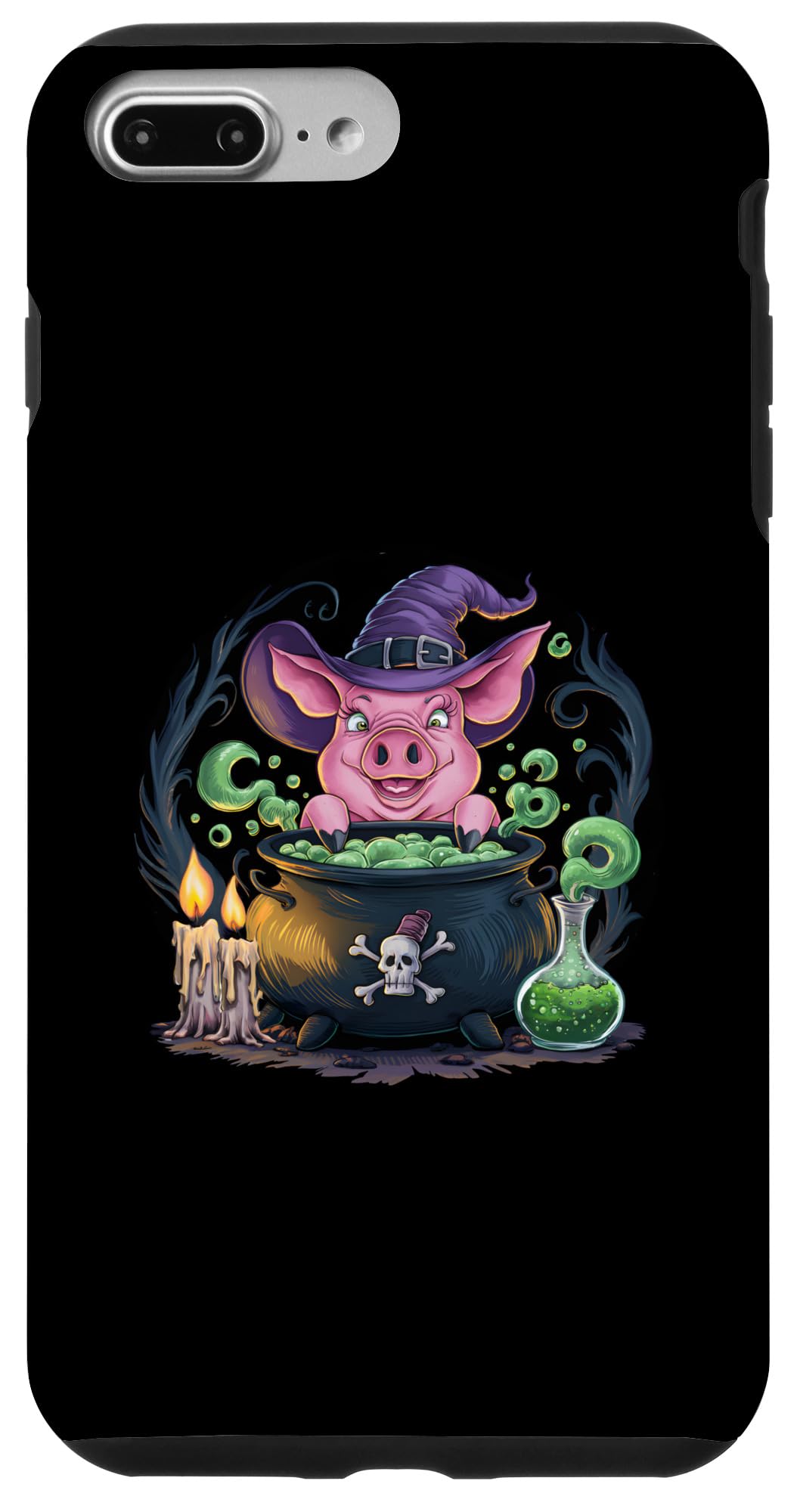 iPhone 7 Plus/8 Plus Witchy Pig's Potion Cauldron Fun Halloween Case