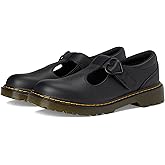 Dr. Martens, Unisex Kid's, Polley II Y (Big Kid), Black, Medium