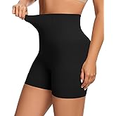 WOWENY Shapewear Shorts Mid-Waist Body Shaper Shorts Tummy Control Underwear Seamless Slip Shorts for Under Dresses