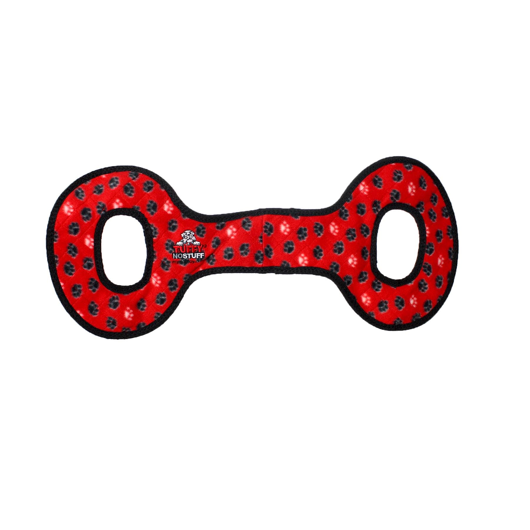 Tuffy No Stuff Ultimate Tug-O-War Paw, Red
