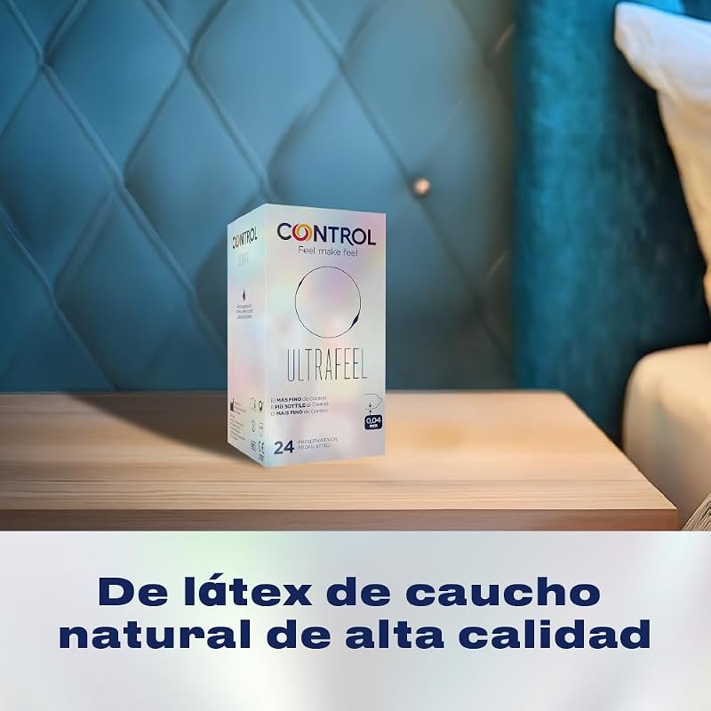 Finissimo Ultrafeel Preservativos Súper Finos 0,04 mm de Látex Natural - 24 Preservativos