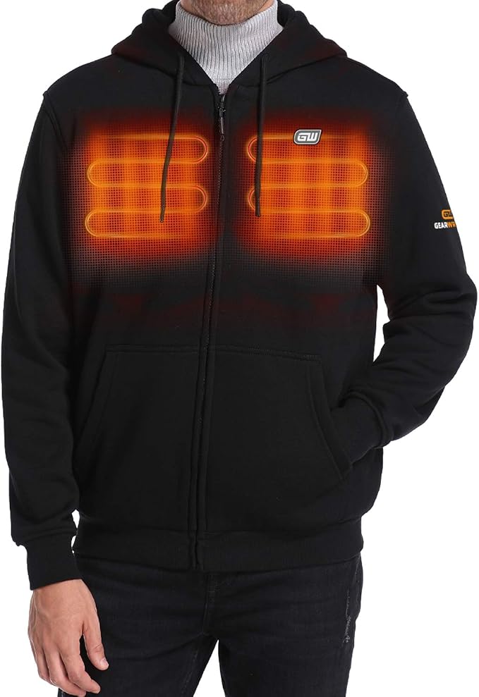 heated hoodie 4xl