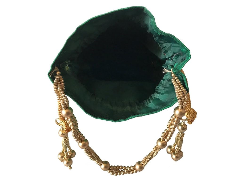 generic women's fancy designer potli green wi-60-po-grn