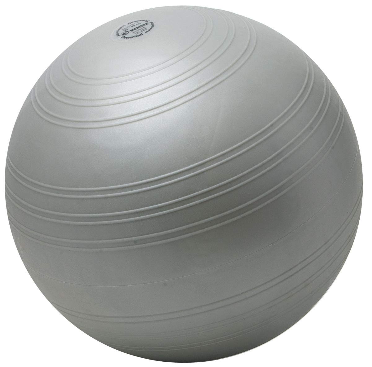 Togu Powerball Challenge Abs Ball - Silver- Grey, 55- 65 cm