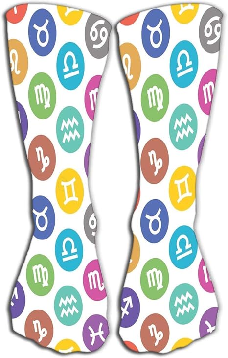 Jxrodekz Sport All Aria Aperta Uomo Donna Calze Alte Calza Zodiaco Acquario Bilancia Leone Toro Cancro Pesci Vergine Capricorno Sagittario Amazon It Sport E Tempo Libero