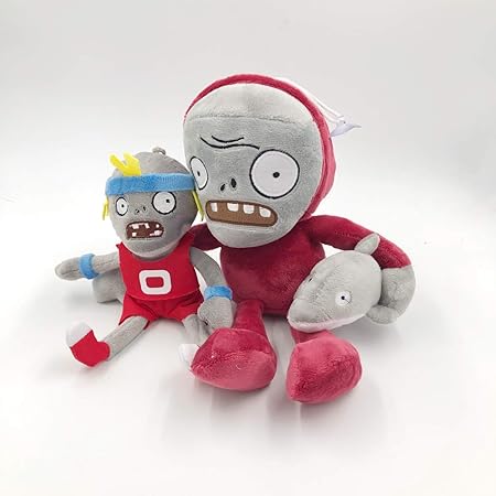 Amazon Com Tavashome Plants Vs Zombies 2 Pvz Figures Plush Baby Staff Toy Stuffed Soft Doll 13cm 35cm Soft Pp Cotton Dolphin Rider Zombie Toys Games