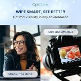 Opticlear Lens Wipes 200 Count - Smear-Free, Quick Drying Anti-Fog Safe Coatings view 5