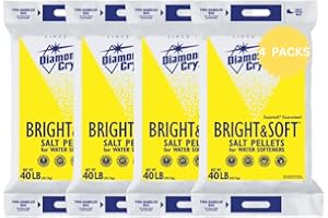 GENERIC High Purity Water Softener Salt Pellets – 99.8% Pure, Compacted, Anti‑Bridging, NSF Certified, High Solubility for Soft Water & Appliance Protection – 4 Pack - Sodium Chloride