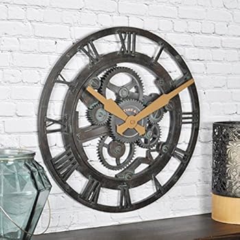 FirsTime & Co. Oxidized Gears Wall Clock, 15