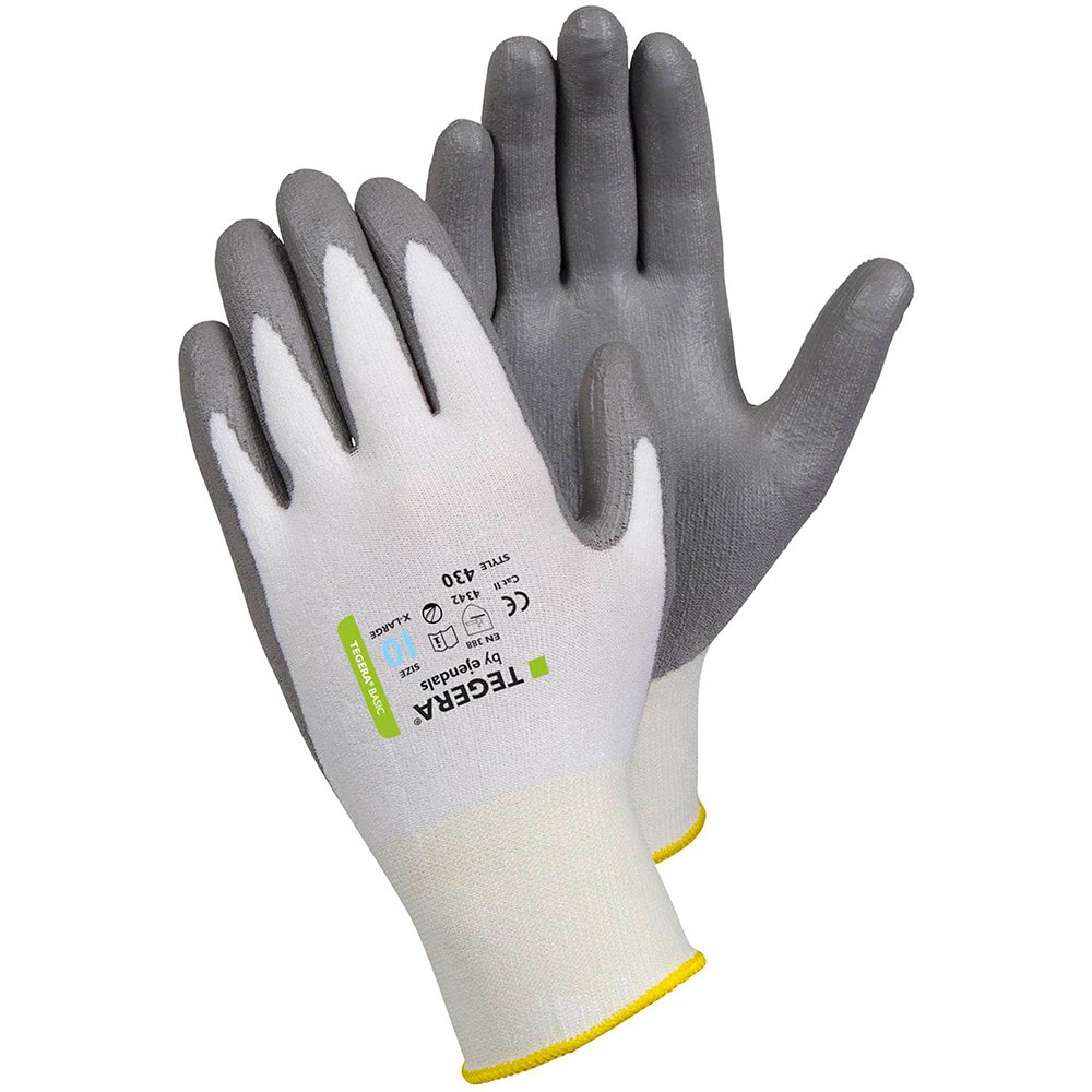 Ejendals 430-6 Size 6 "Tegera 430" Cut Resistant Glove - Grey/White