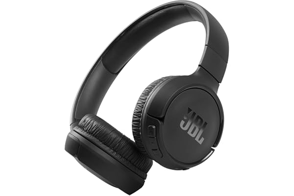 JBL Tune 510BT: Wireless On-Ear Headphones with Purebass Sound - Black