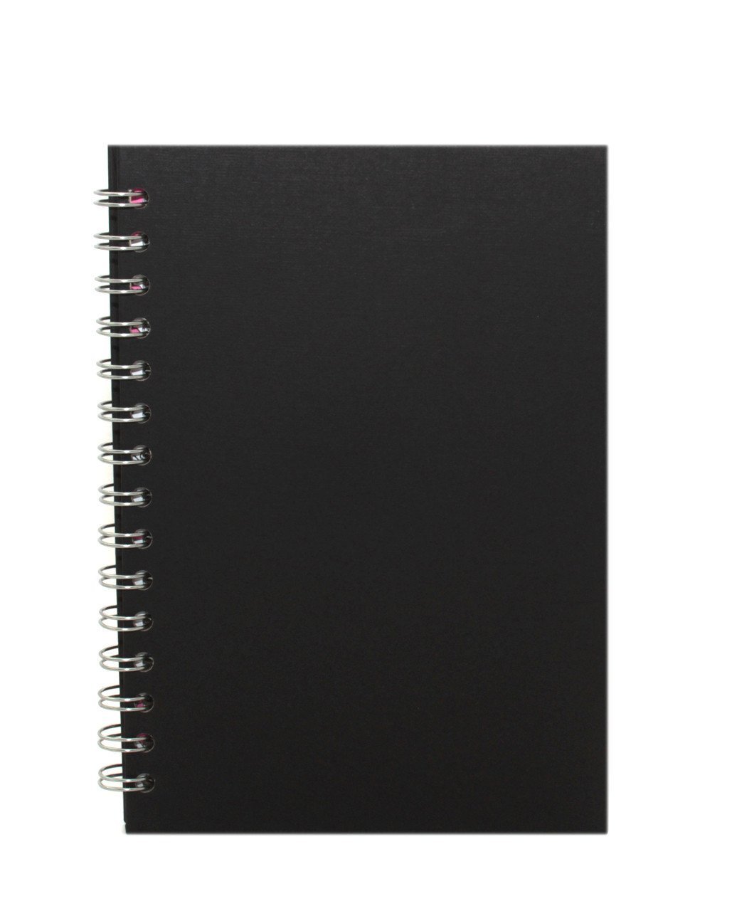 Pink Pig A5 Portrait Sketchbook | White Cartridge, 35 Leaves | Economy Black