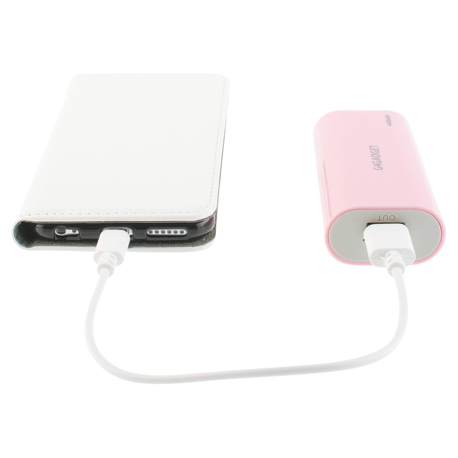 Extraordinary Quality Pink 4400 mah Power Bank portable charger For
