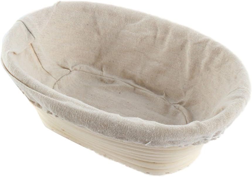 EXIU Brotform Banneton Oval Bread Proofing Proving Rattan Basket 3 Sizes Hot