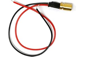 LILLY ELECTRONICS 3pcs Infrared Diode Lasers 780nm 3mw Ir Laser Dot Module 6x10mm w/ Driver In & Cable