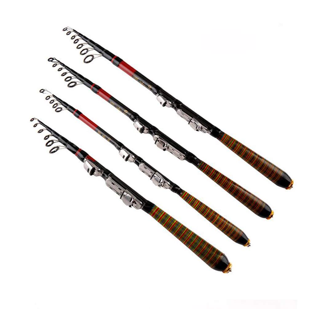 carbon fiber 2.1m 6.89ft telescopic fishing rod Fishing Rod Ty 2 1m 6 89ft Telescopic Travel Spinning