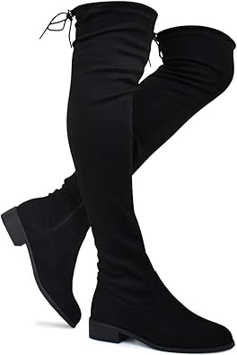 thigh high boots with zipper