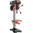 VEVOR 12 in Benchtop Drill Press, 5 Amp 120V, Variable Speed Cast Iron Bench Drill Press, 12 in Swing Distance 0-45° Tiltling Worktable with Laser Work Light, Tabletop Drilling Machine for Wood Metal