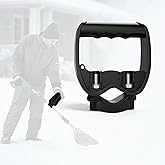 Ergonomic Back Saving Tool Handle Attachment for Long Tools—Labor-Saving Grip, Universal Fit for Snow Shovels, Rakes & Garden