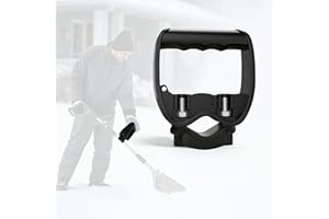 Ergonomic Back Saving Tool Handle Attachment for Long Tools—Labor-Saving Grip, Universal Fit for Snow Shovels, Rakes & Garden