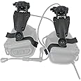HEARFALCOM ARC Rail Adapter Tactical Helmet Accessories Compatible with Earmor OPSMEN Electronic Shooting Earmuffs M32-MOD3/M32H-MOD3 Tactical Headsets