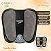 Gideon Shiatsu Foot Massager Machine with Soothing Heat – 18 Deep Kneading 3D Massaging Nodes – Perfect for Relaxation + Natural Remedy for Plantar Fasciitis, Heal Spur and other Foot Pains [UPGRADED]