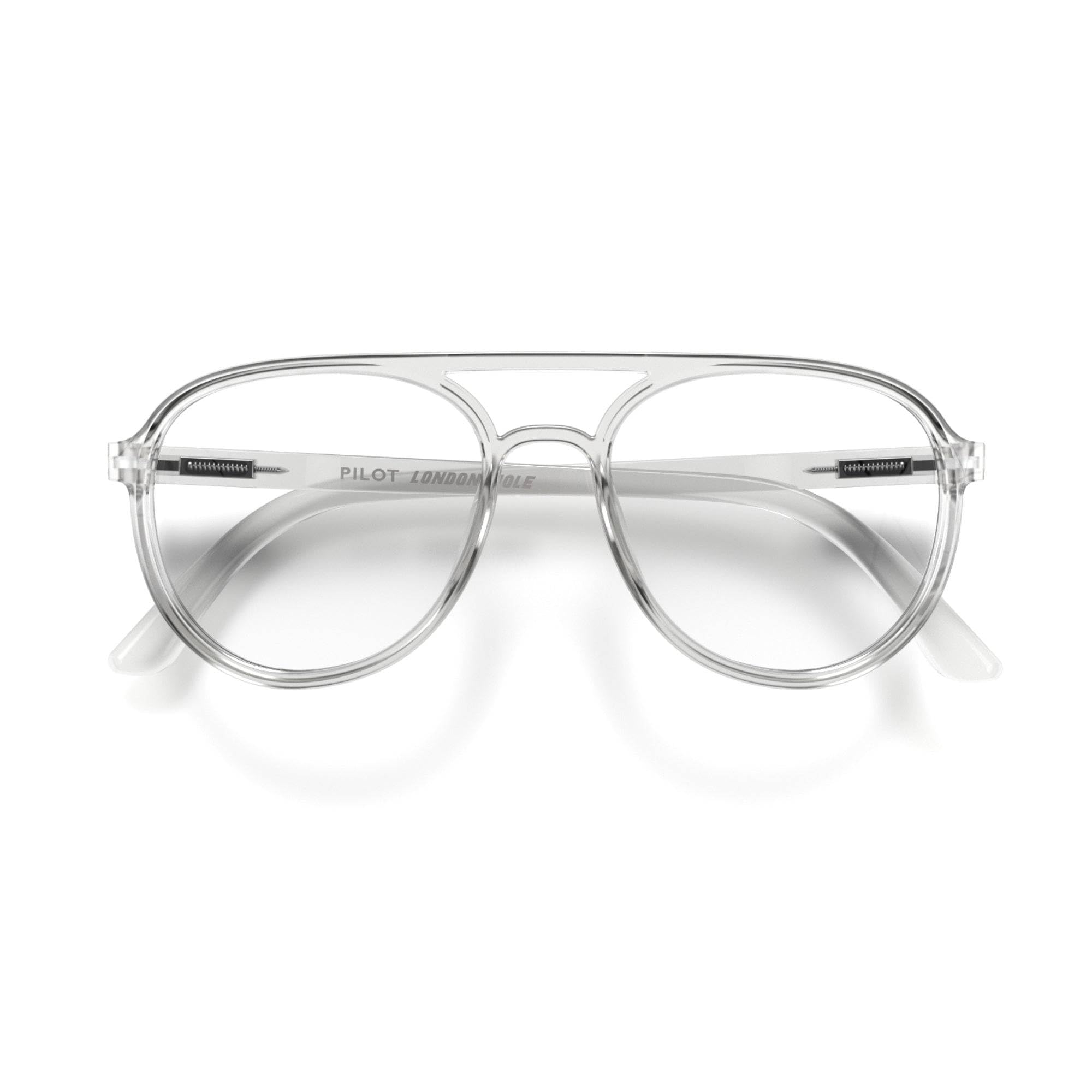 LONDON MOLE® Pilot slim lightweight reading glasses | Classic pilot style frame | Refined timeless readers | Unisex | Spring hinges