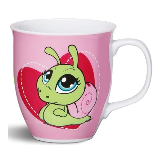 Nici 36474 Tasse Sweethearts Schnecke, grün
