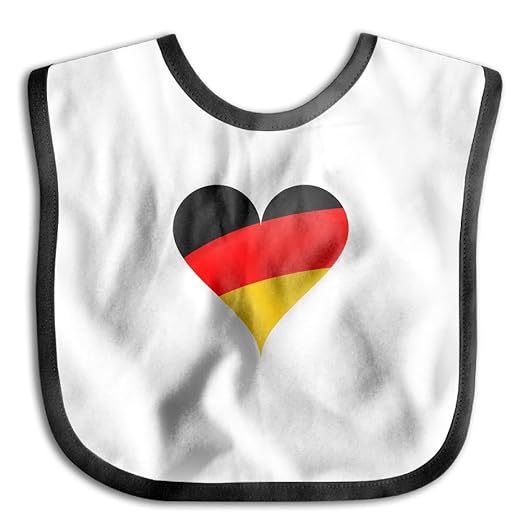 Amazon Com Love Heart Flag Germany Infant Toddler Bibs Super