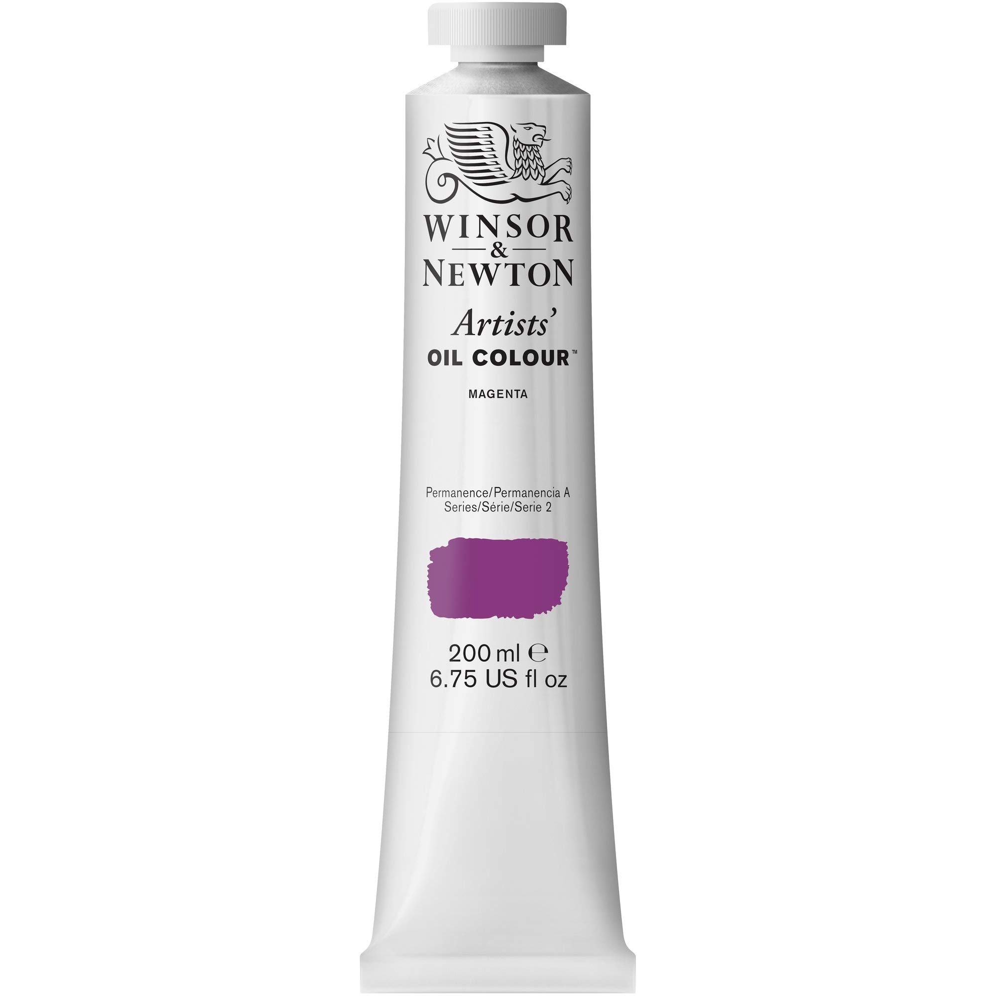 Winsor & Newton Artist Oil Paint, Magenta, 200 ml (Pack of 1)