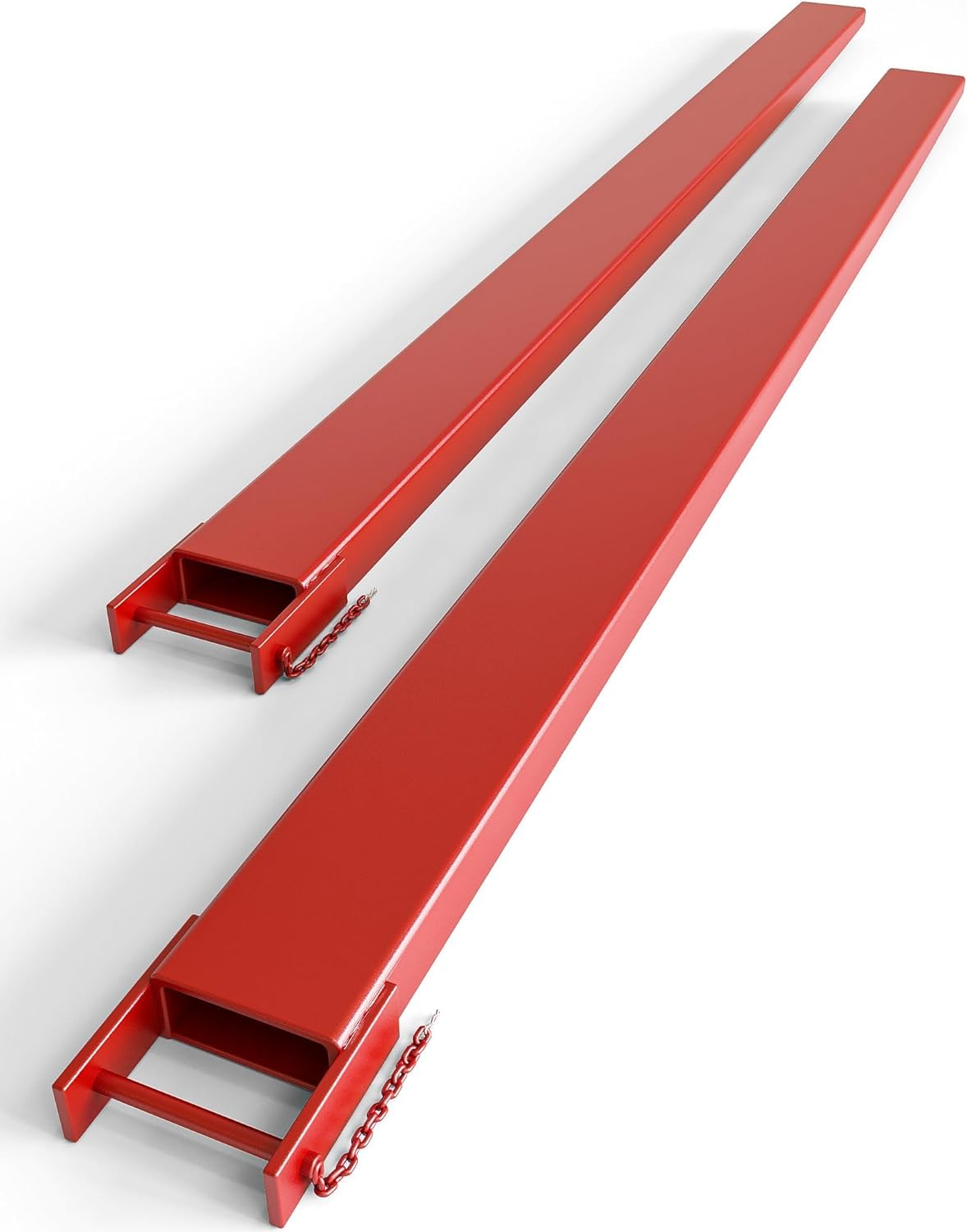 Photo 1 of ****PARTIAL SET, ONLY ONE FORK**** Forklift Pallet Extensions, 72 Inch Fork Extensions 5.3 Inch Width, 5500 LBS Capacity Heavy Duty Fork Extensions for Forklifts, 1 Pair Forklift Extensions for Forklift Truck
