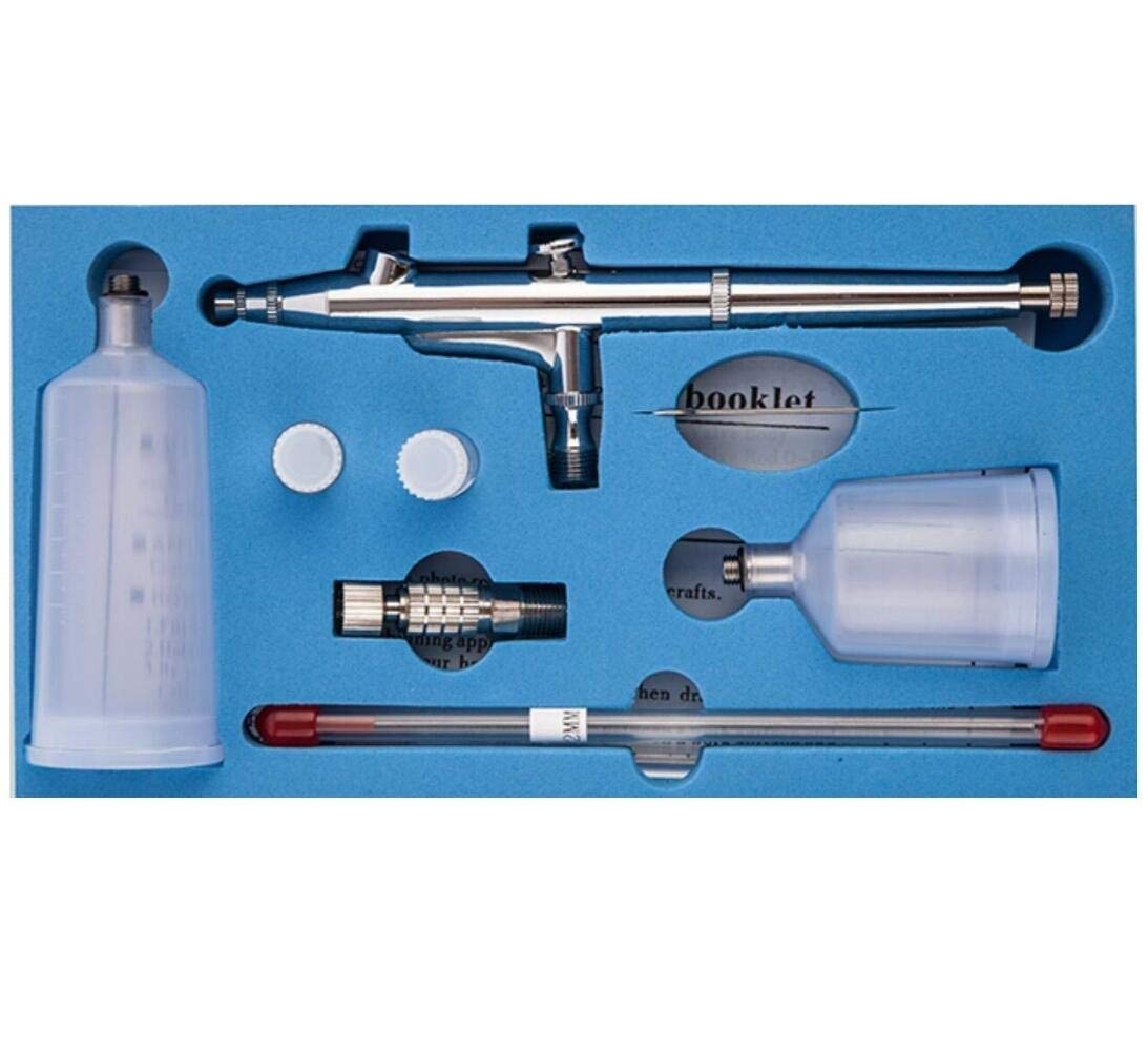CYBERNOVA Double-Action Trigger Air-Paint Control Large Capacity Cup Airbrush