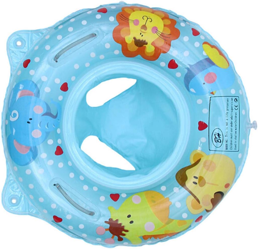 Eleusine Children Baby Infant Kids Toddler Inflatable Round Seat Float Swim Ring Swimming Flipper circle for Swim Help 1-5 Years Old