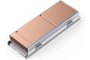 ORICO M.2 SSD Heatsink, Copper Fin Cooler With Thermal Pad Conduction+Aluminium Cooling for Single and Double Sided 2280 NVME