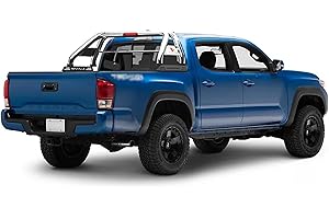 BLACK HORSE OFF ROAD Black Horse Classic Roll Bar Stainless Steel Compatible with 2005-2024 Toyota Tacoma-RB006SS