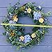 The Wreath Depot Aftonshire Silk Spring Front Door Wreath 24 Inch, Beautiful Full Handcrafted Spring Wreath, Designed in USA, White Storage Gift Box Included, Measures True to Size