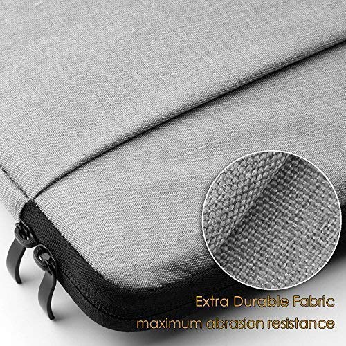 CCPK 15 Inch Laptop Sleeve Compatible for 2012 MacBook Pro 15.4" A1286 15.6 Inch Hp Elitebook 850 g5 Lenovo Ideapad 110 320 330 Dell Inspiron 5000 Carrying Case Protective Bag with Pocket Grey - Thumbnail 6