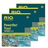 Rio Powerflex Trout Leader 3 Pack, 7.5 Foot