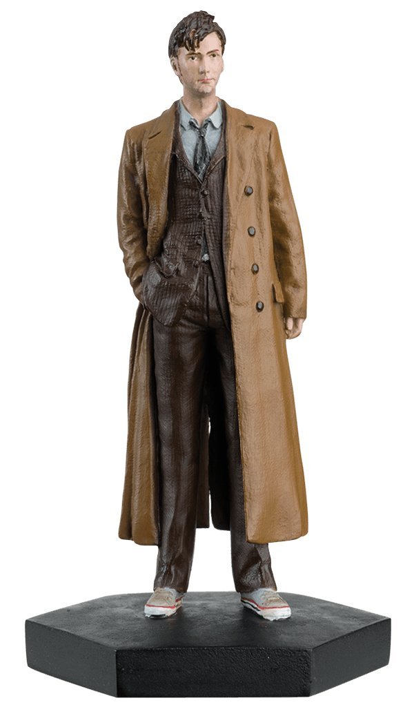 Eaglemoss Figurine Collection - Figure #8-10th Doctor David Tennant - Hand Painted 1:21 Scale Model - Collector Boxed