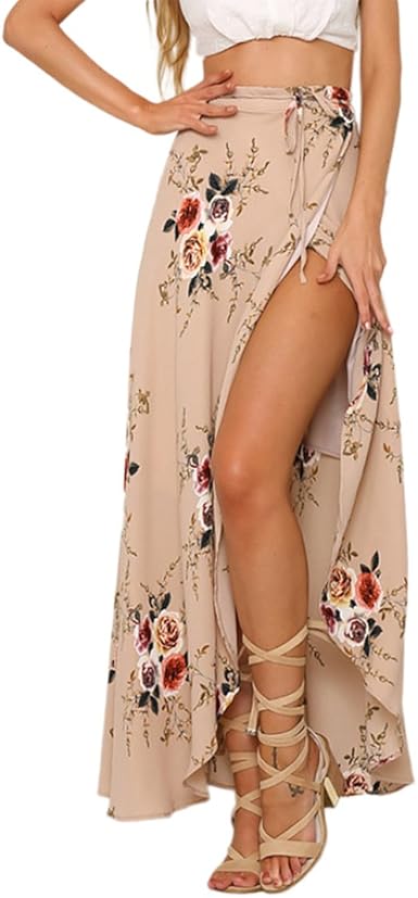 maxi split skirt