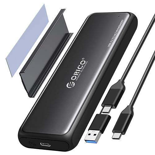 ORICO NVMe SATA SSD Enclosure Adapter, Tool Free USB C Gen